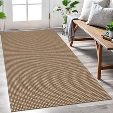 Woven Area Rug 3x5 Ft Washable Rugs for Entryway Braided Non Slip