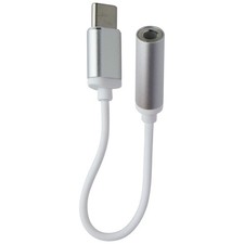 Adaptateur AXS ProCharge 12Cm USB-C Vers 3,5Mm Pour Musique Et Appels - Blanc