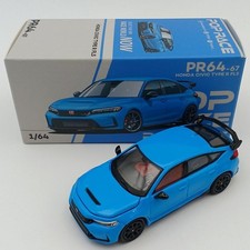 1/64 POP RACE HONDA CIVIC TYPE R FL5 PR6467 Blue Collectables 17+