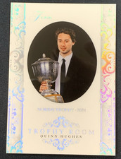 2025-26 UPPER DECK FLAIR TROPHY ROOM SPECTRUM QUINN HUGHES 13/99 #TR-6