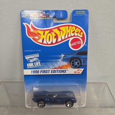 1998 #6 FE Hot Wheels JAGUAR D-TYPE blue First Editions
