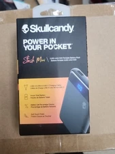 Skullcandy Stash Mini 5,000 mAh Portable Battery Pack Power Bank Black NEW