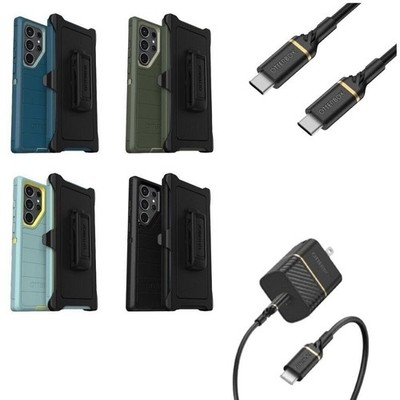 OtterBox Defender Pro Case & Holster for Galaxy S23 Ultra - with C 20W Charger