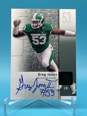 2011 SP Authentic Auto Greg Jones #82 Auto