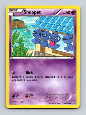 TCG Pokemon Karte Englisch Shuppet 30/108 Yukiko Baba