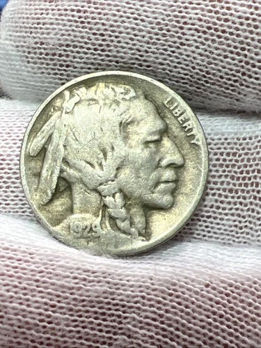 1929 D Full Date 2/3 Horn Higher Grade Buffalo Nickel Better Date US Coin!