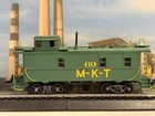 HO Scale Custom M-K-T Katy Steel Offset Cupola Caboose Unknown Mfr Painted — photo 2