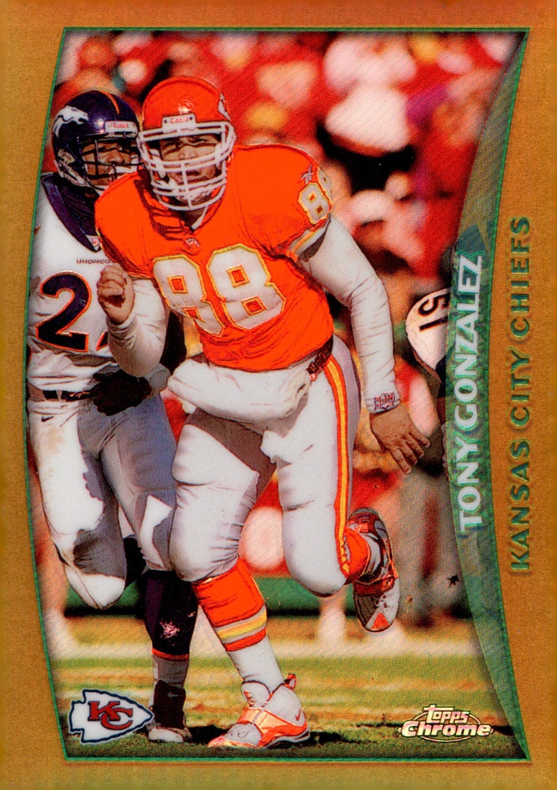 1998 TOPPS CHROME REFRACTOR PARALLEL #70 TONY GONZALEZ
