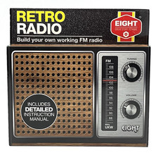 FM Radio Construction Kit DIY Build Your Own Radio Retro Eight Innovation NEW