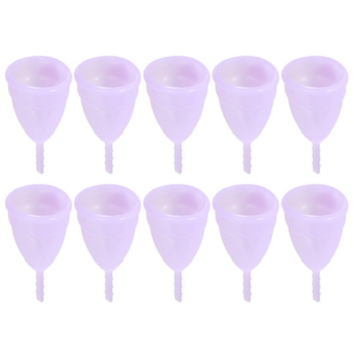 10pcs Silicone Menstrual Cup Reusable Female Lady Hygiene Cup Collecto 5264 CS - Picture 4 of 12