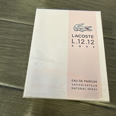 L.12.12 Rose by Lacoste perfume for women EDP 3.3 / 3.4 oz New in Box