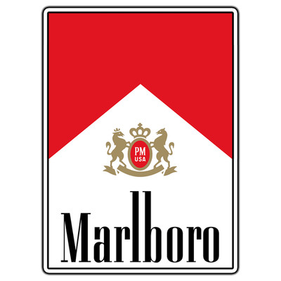 Marlboro Logo #4 Sticker Waterproof Vinyl Decal Die-Cut Garage Car