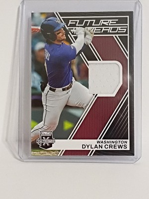 2023 Panini Elite Extra Edition - Future Threads Dylan Crews #FT-DC (MEM, RC)