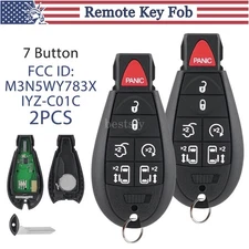 2 Remote Control Key Fob for 2014 2015 2016 2017 2018 19 20 Dodge Grand Caravan
