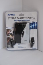 Vintage Jensen AM/FM Stereo Cassette Player Radio Headphones Model SCR-68A New 1