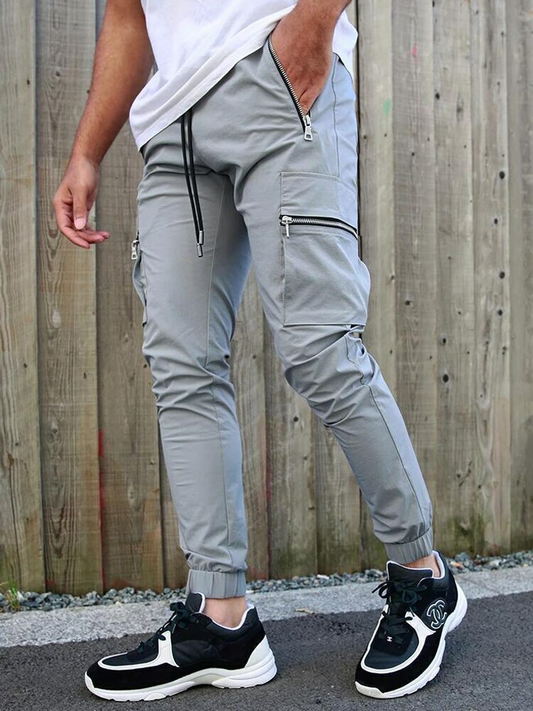 Cargo Training Multi-Pocket Leggings - HELLOICE