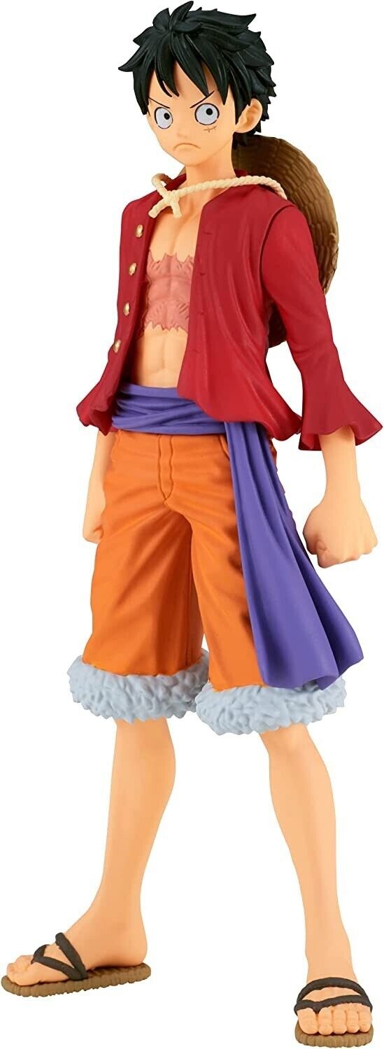 Boneco one piece - luffy - the grandline men saga de wano - bandai