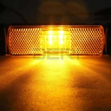 LED 5in Side Marker Lights Clearance Light Lamp Truck Trailer Waterproof 12V-24V