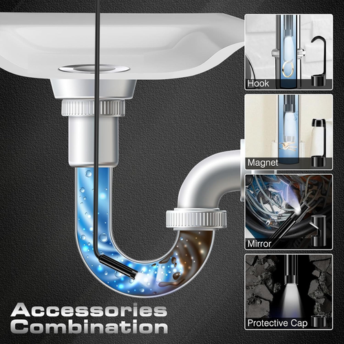 Endoscopio per Smartphone 1080P HD Telecamera Endoscopica Type C iPhone Android  - Foto 5 di 8