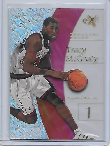 1997-98 Skybox e-X 2001 TRACY MCGRADY rookie acetate card HOF Raptors #79