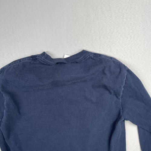 Sudadera vintage Champion para hombre azul pequeña manga larga American University - Imagen 6 de 12