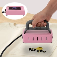 300W T-Shirts Cap Heat Press Machine Electric Hat Heat Press Machine 0-400°F