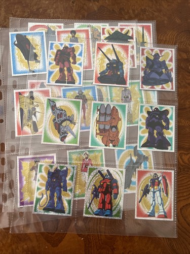 Mobil Suit Gundam Album vuoto 2004 + Set Figurine Completo + Bustine - Picture 7 of 8