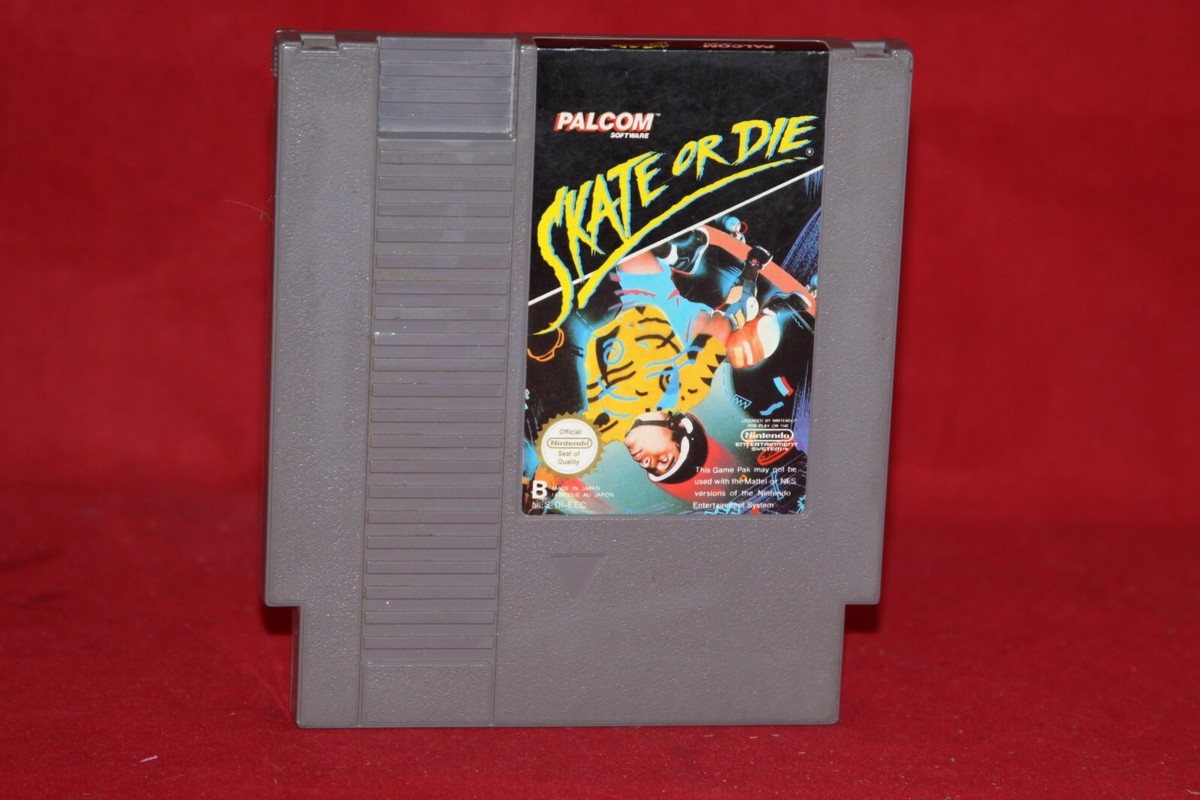 Skate or Die (Nintendo NES, 1988) Authentic Game Cartridge