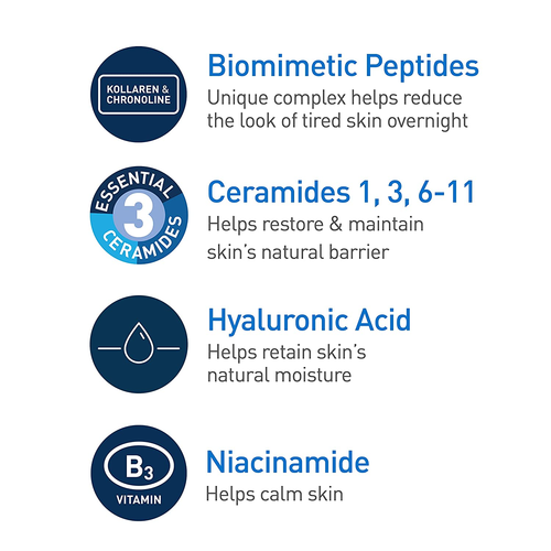 Crema de noche revitalizante con niacinamida y péptidos - 1,7 oz - Imagen 3 de 12