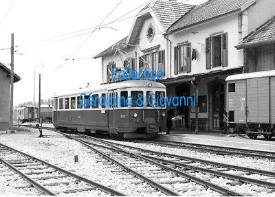 Schweiz-Straßenbahnen von La Chaux-De-Fonds-Le Locle-Les Brenets-Bazin-SE10-V07