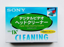 Sony DVM4CLD2 mini DV Digital Video Head Cleaning Tape Cassette NEW