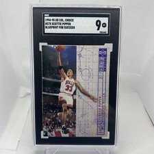 1994-95 COLLECTOR'S CHOICE SCOTTIE PIPPEN CHICAGO  #375 GRADED SGC 9 blueprint