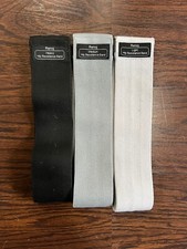 Hip Fabric Resistance Yoga Bands Loop Set of 3 Exercise Workout Fitness Booty