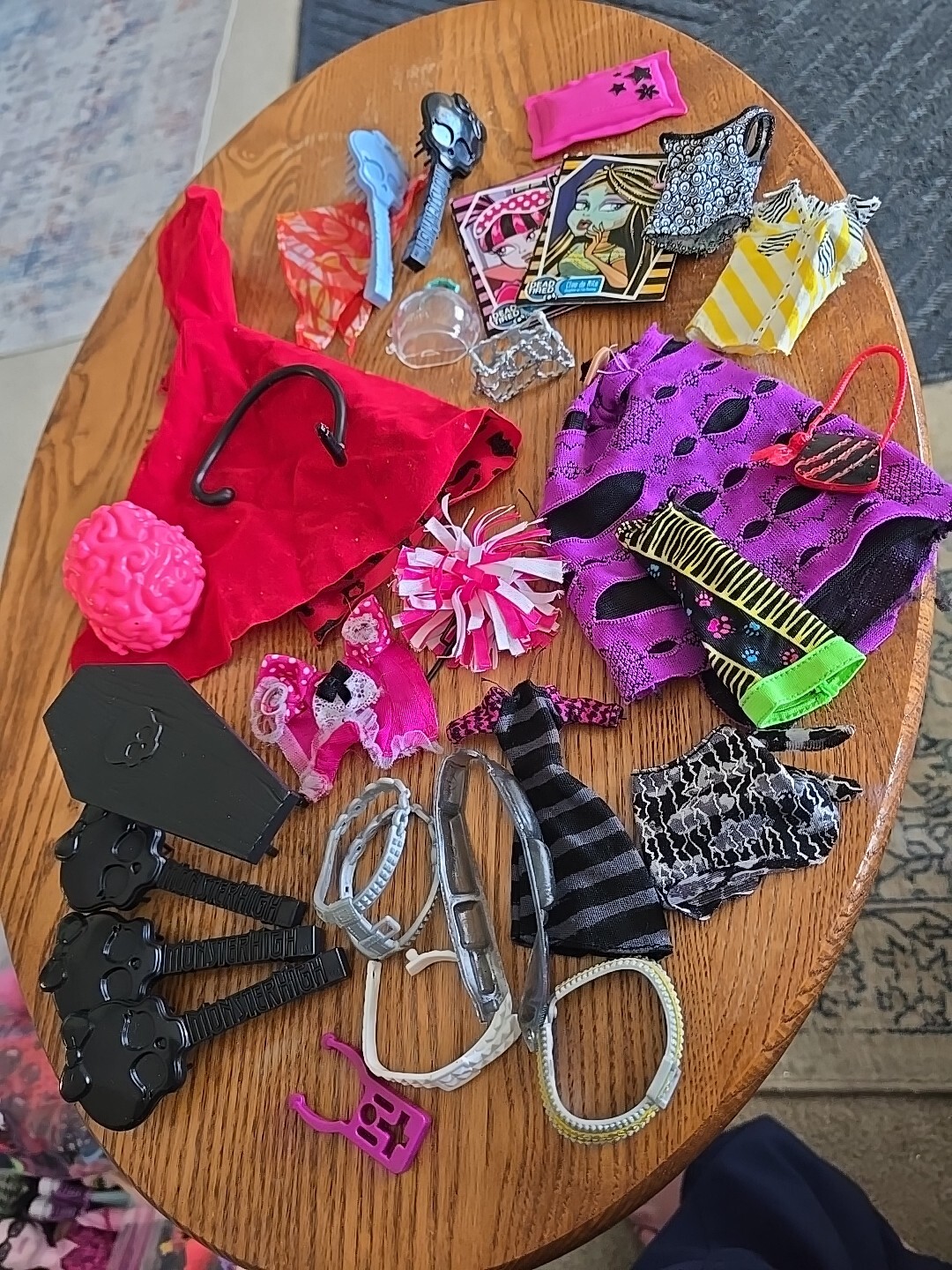 Lot Of Mattel Monster High Doll Accessories Clothes eBay