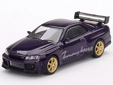 Mini GT 1:64 Nissan Skyline GT-R (R34) Tommykaira R-z PURPLE MODEL MGT00616-1H