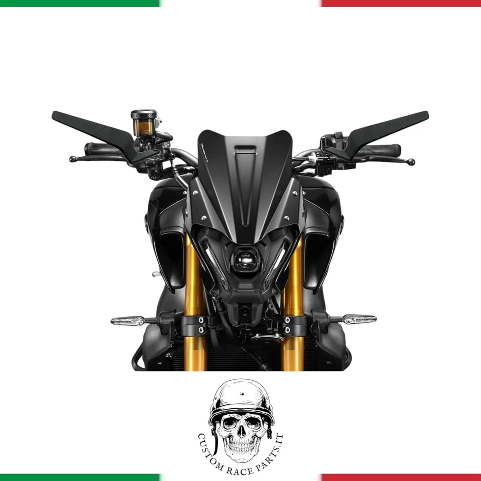 KIT MIROIRS MOTO WING AERODINAMICI CNC pour YAMAHA MT 07 MT 07 MT 09 MT - Photo 1/4