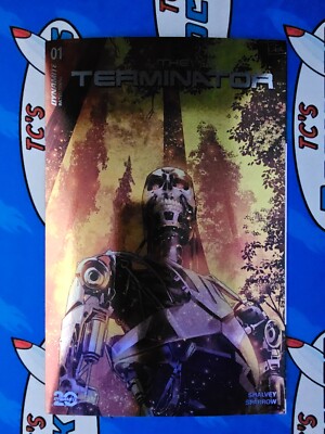 Terminator #1 Dynamite 2024 CVR L 1:10 Edward Galmon Foil Variant