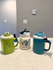 Mike & Sulley Coffee Mug with Scream Jar - New Rae Dunn Monster Inc Set of 3