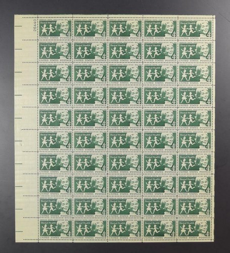 US SCOTT 1135 // 1163 LOT OF 10 DIFFERENT 4 CENT SHEETS $20.00 FACE VALUE MNH