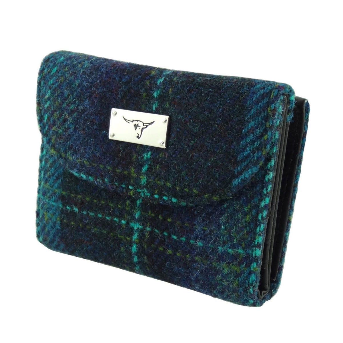 PORTAFOGLIO HARRIS TWEED TOTES. NUOVO scomparto tasca e carte con