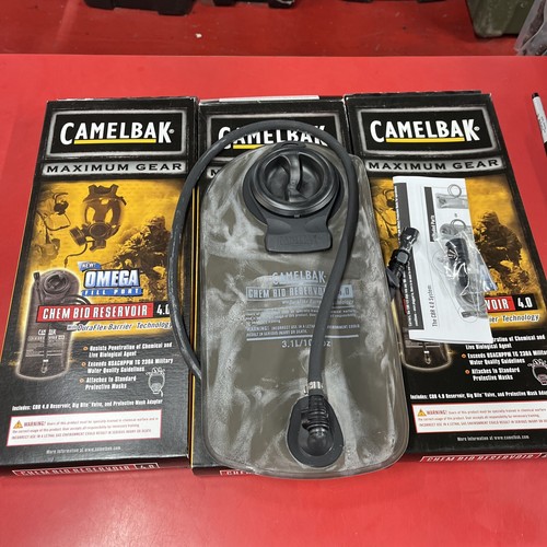 Camelbak Maximum Gear Omega Chem Bio Reservoir 4.0 102 oz 3.1L lot of 3
