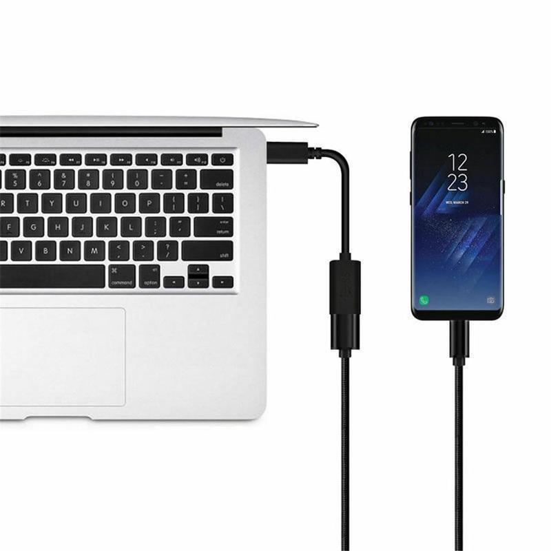 USB 3.1 Type C Male to Female OTG Adapter Cable 3.0A Fast Charging