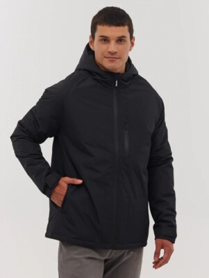 Bench DNA Glynne Hooded Jacket in Black Size is Large