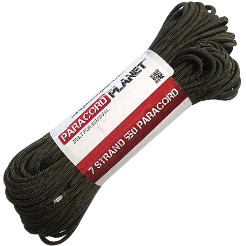 100 Feet 550 Paracord Mil Spec Type III 7 Strand Parachute Cord Olive Drab - Picture 1 of 1