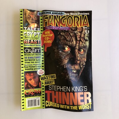 FANGORIA # 152 MAGAZINE HORROR STEPHEN KING'S THINNER TALES FROM THE CRYPT 1996