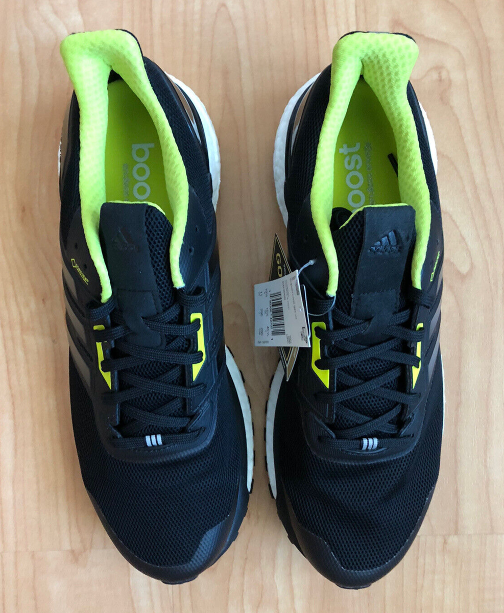 Adidas Running Supernova GTX Gore-Tex Black Green Shoes