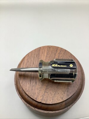 Ace Hardware Stubby Standard Screwdriver In Great Shape 1/4  No. 20550