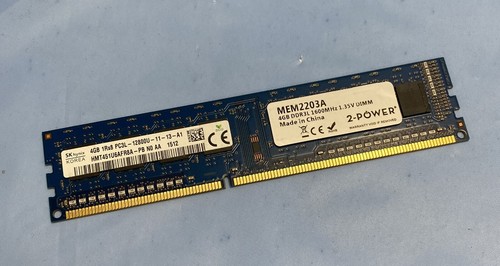 4GB SK Hynix / 2-Power PC3L-12800U 1600MHz DDR3 Non-ECC Computer Arbeitsspeicher RAM