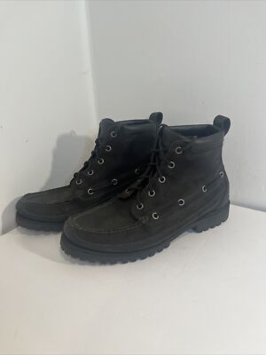 TIMBERLAND MOCCASIN CHUKKA BOOTS 84590 BLACK NUBUCK LEATHER
