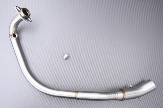 Tubo de escape moto CF MOTO 150NK collecteur acier compatible versions 2015 à 2024